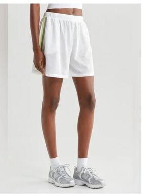 FP Movement When in Venice Mesh Shorts in White Combo NWOT Retail $58